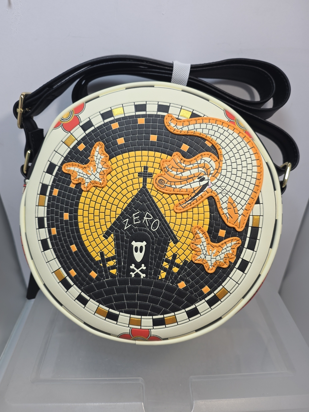 Loungefly Disney Nightmare Before Christmas Mosiac Crossbody Bag NWT - Picture 1 of 6